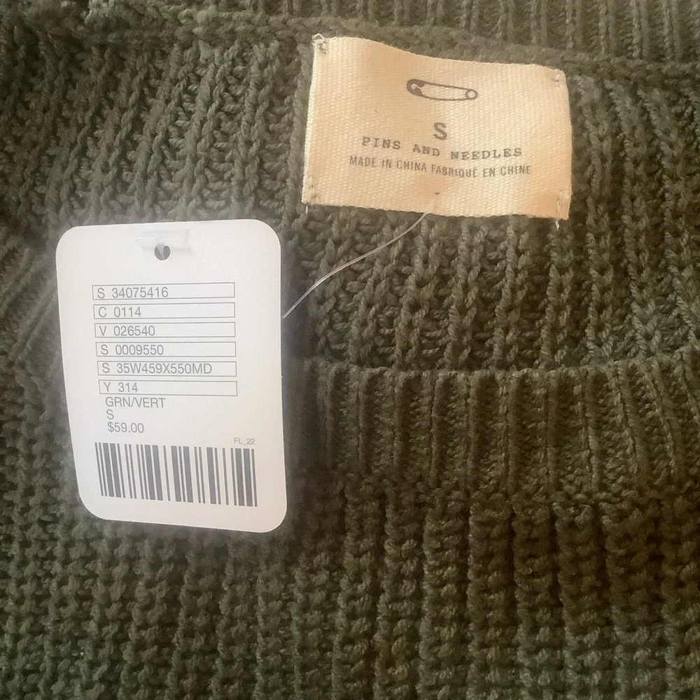 Urban Outfitters Pins & Needles Lace Crochet Trim Sweater Size Small